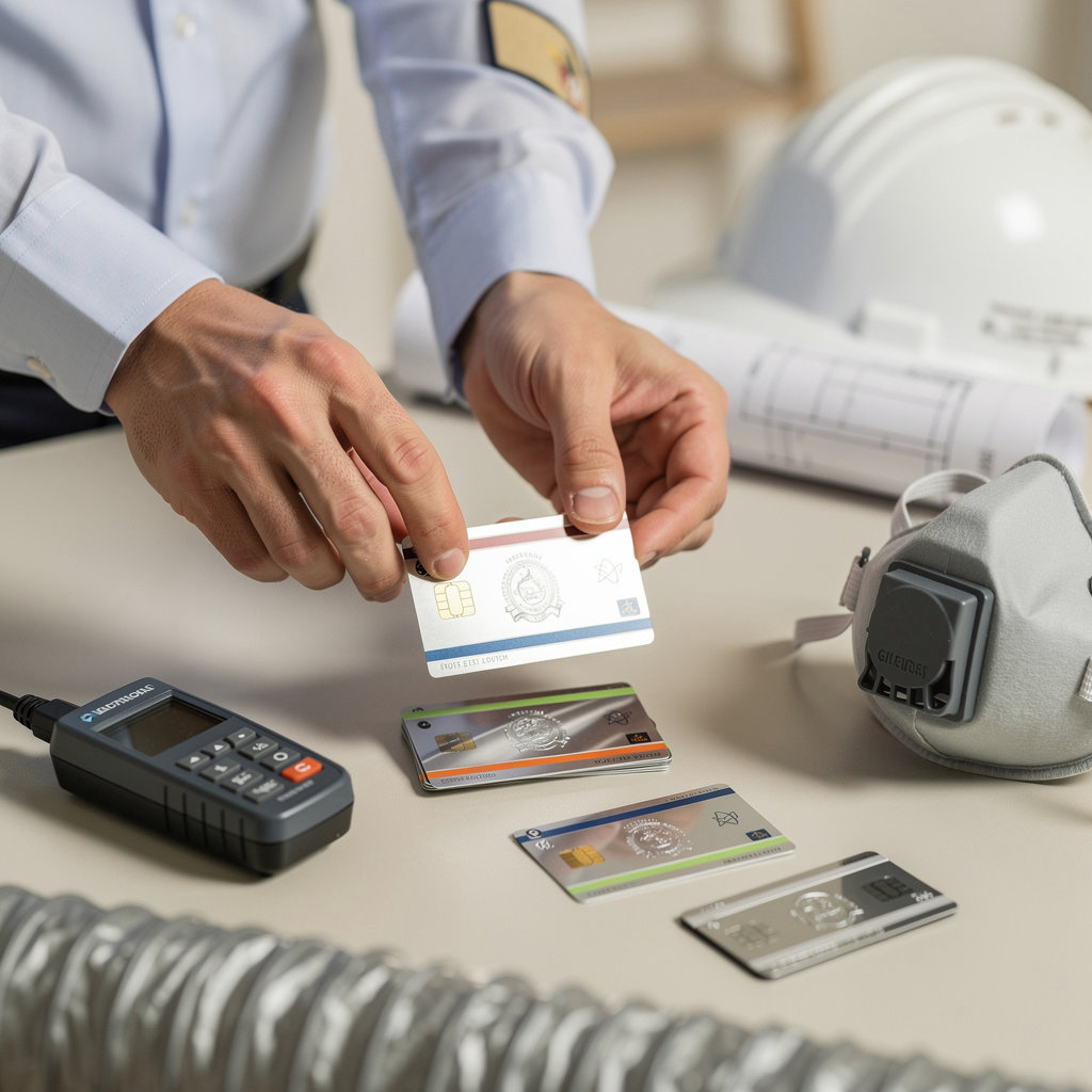 3D Environmental Inc official certifications and licenses displayed in a professional San Diego office setting